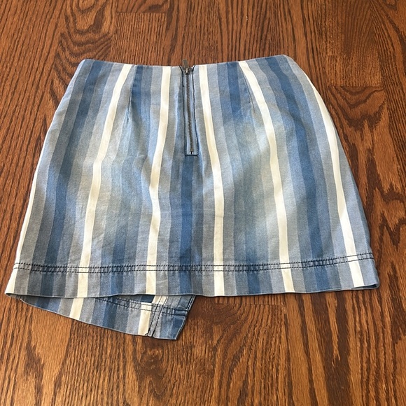 Habitual Girl Striped Denim Skirt - Picture 2 of 3